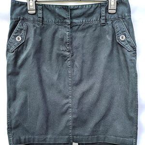 Stretch Black Pencil Skirt - Size 8